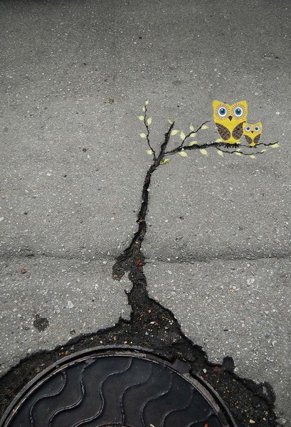 Street artist Alexey Menshikov alexeymenschikov1 Street artist Alexey Menshikov