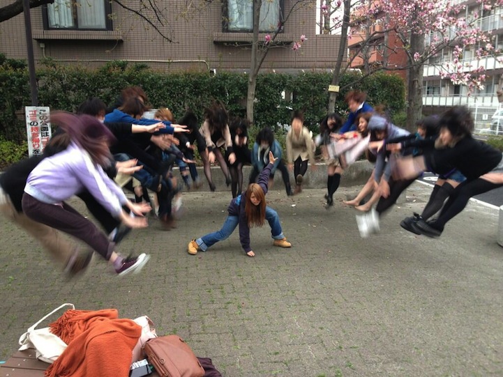  Japanese Schoolgirls Perform Superhuman Energy Attacks