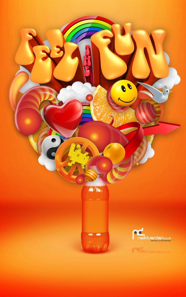 Swirl graphic advert new! drink advert by Neil duerden detail 4 650x1036 Swirl graphic advert new!