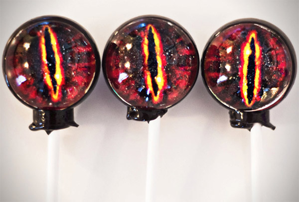 Eye of Sauron Lollipops eye of sauron lollipops Eye of Sauron Lollipops