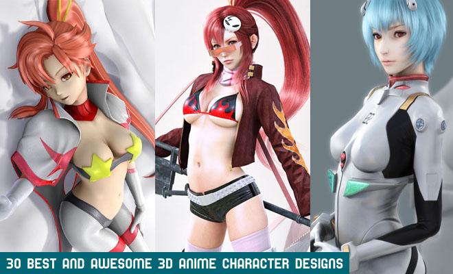 f350 30 Best and Awesome 3D Anime Character designs for your inspiration