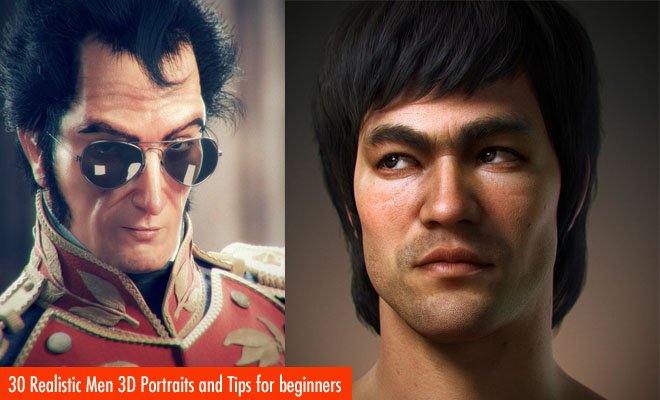 f375 30 Realistic Men 3D Portraits and Tips for Making Realistic 3D Character Designs