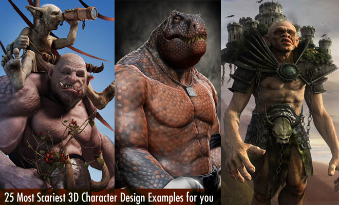 25 Most Scariest 3D Monster Character Design examples for your inspiration f90 25 Most Scariest 3D Monster Character Design examples for your inspiration