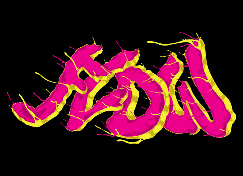 Flow | Type Illustration flow pink Flow | Type Illustration