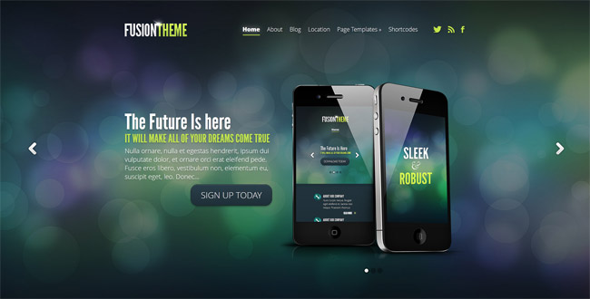 fusion theme Best Magazine, Porftolio & Photograph Wordpress Themes 2013