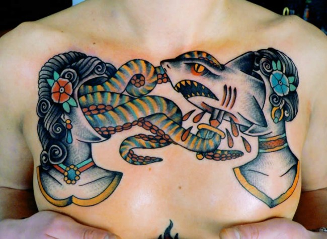 gonzalo muniz matito 01 650x476 Octopus vs Shark