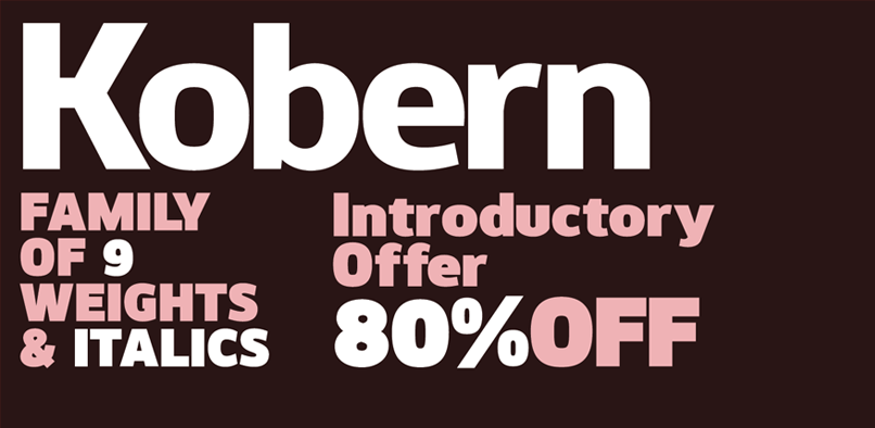 hft000 kobern.pr0  80% OFF KOBERN FONT FAMILY