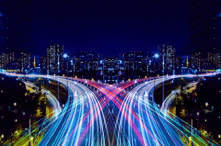 Magnificent Mirror Symmetry Long Exposures of Nighttime Japan japan long exposures 01 Magnificent Mirror Symmetry Long Exposures of Nighttime Japan