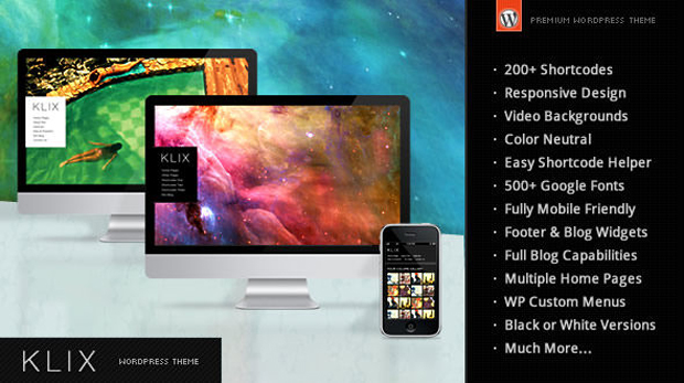 klix1 22 Best Responsive WordPress Themes