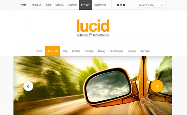 lucid theme 650x401 Lucid WordPress Theme
