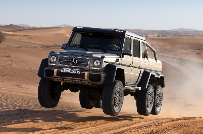 merceds g63 amg 6x6 large 650x429 Mercedes G63 AMG 6x6