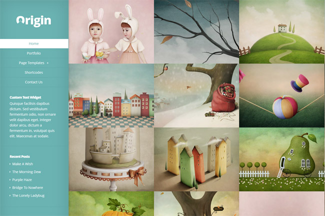 origin wordpress theme Best Magazine, Porftolio & Photograph Wordpress Themes 2013