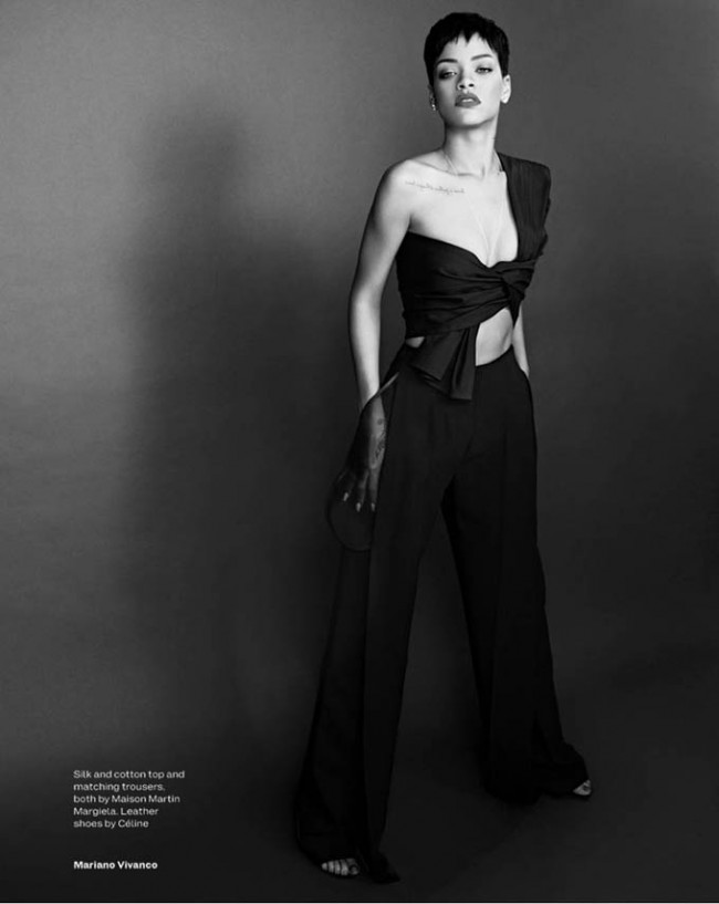 rihanna mariano vivanco elle11 650x817 Rihanna for Elle UK