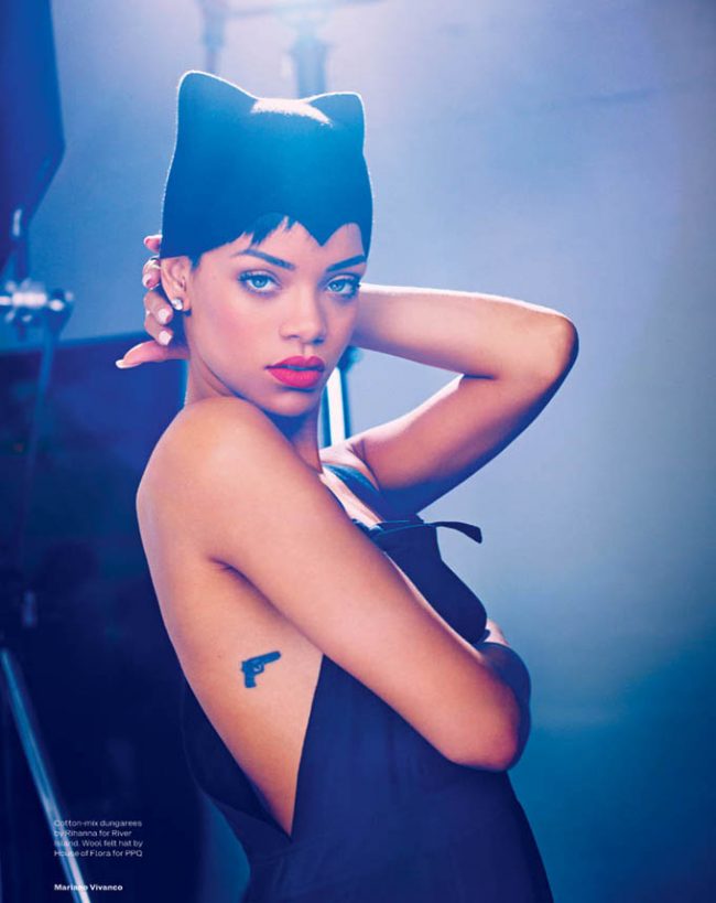 rihanna mariano vivanco elle9 650x819 Rihanna for Elle UK