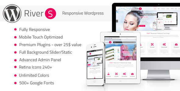 WordPress Corporate Themes, February 2013 rivers retina responsive multipurpose theme WordPress Corporate Themes, February 2013