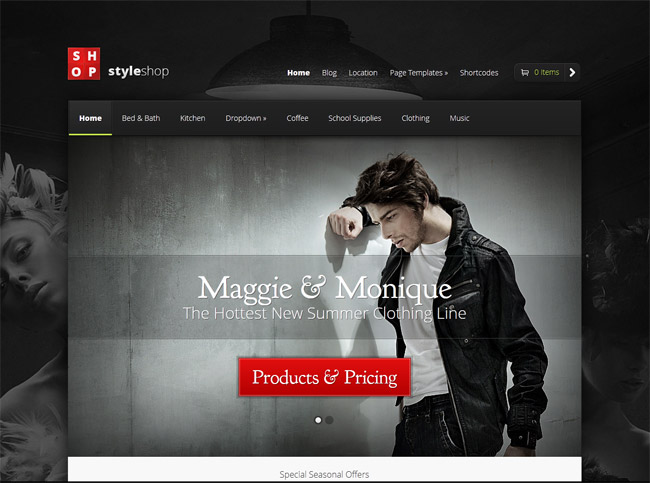 A Selection Of Premium WordPress Themes styleshop wp A Selection Of Premium WordPress Themes