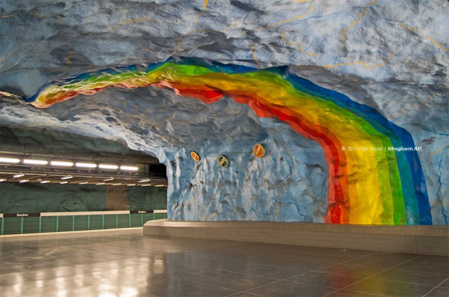 Stockholm T Bana Metro Stations tbana 16 650x430 Stockholm T Bana Metro Stations