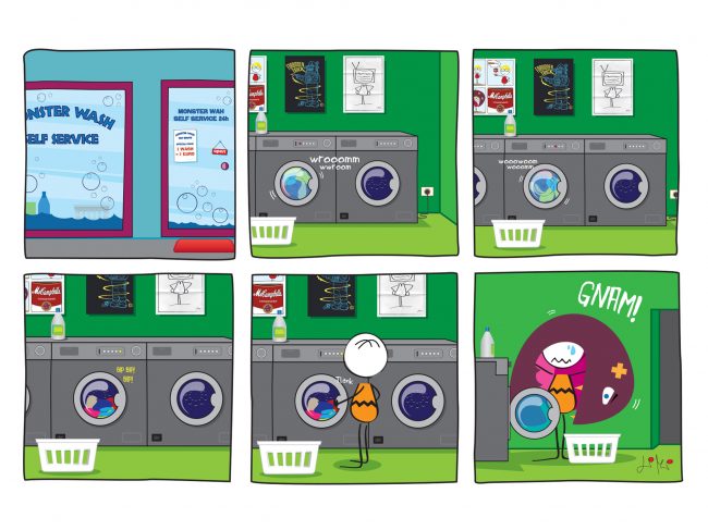 theMonsterMec selfwash 650x487 Self Wash, theMonsterMec