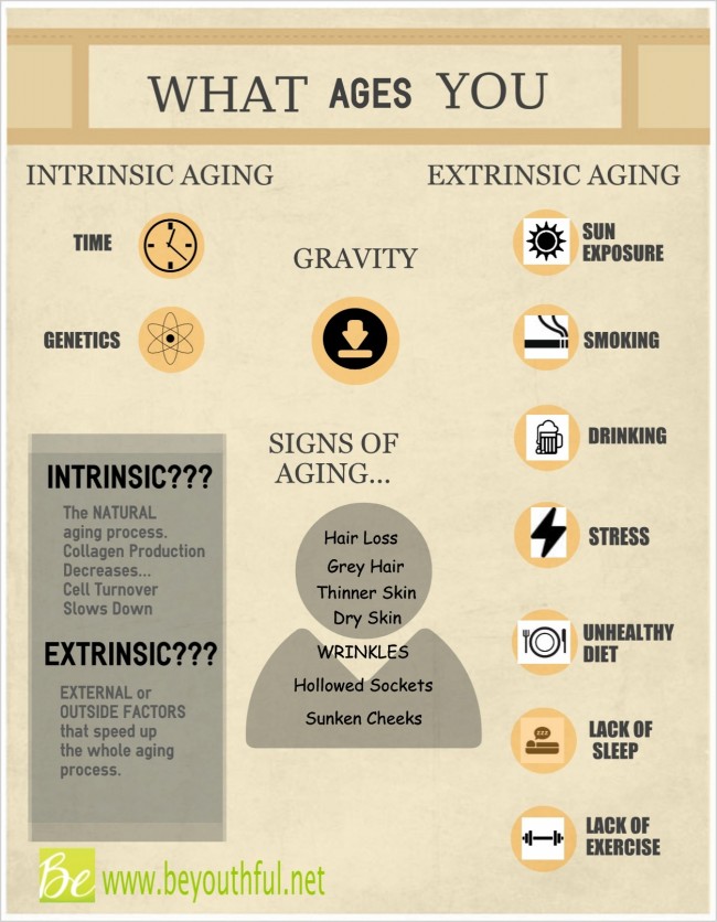what ages you 650x836 What Ages You? Intrinsic Aging Vs. Extrinsic Aging 