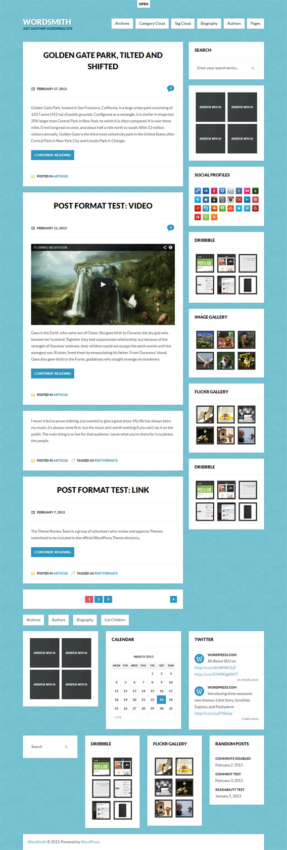 WordSmith, Free WordPress Blog Magazine Theme wordsmith.wordpress.theme .download WordSmith, Free WordPress Blog Magazine Theme