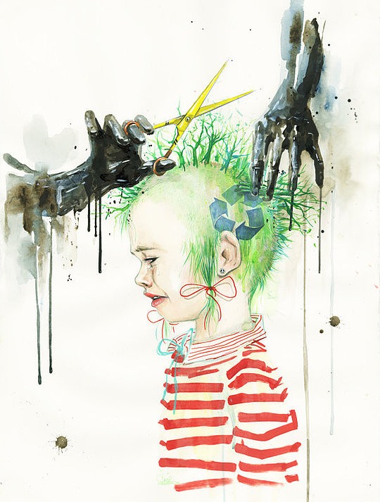 001 watercolor art lorazombie Watercolor Art by Lora Zombie