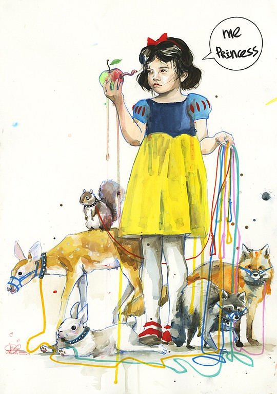 003 watercolor art lorazombie Watercolor Art by Lora Zombie