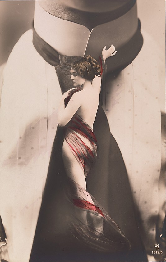 02 Nude Woman on Mans Necktie 1911 Faking It: Manipulated Photography Before Photoshop