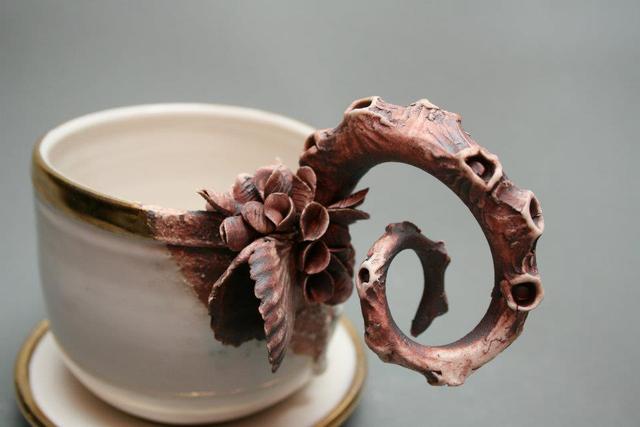 Bottom Feeders, Ceramic Cups and Pitchers Covered in Barnacles, Tentacles, and Other Sea Life 1153 Bottom Feeders, Ceramic Cups and Pitchers Covered in Barnacles, Tentacles, and Other Sea Life