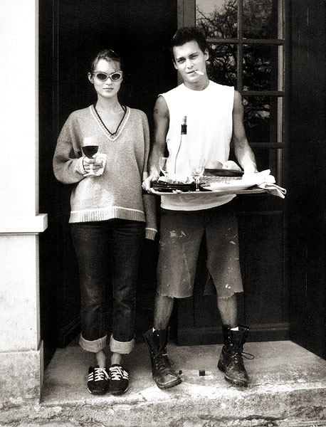 Kate Moss x Johnny Depp 1994banier004 Kate Moss x Johnny Depp