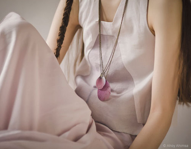 1o32 Ahoy Ahimsa flower jewelry
