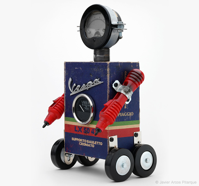 Robot sculptures by Javier Arcos Pitarque 1o58 Robot sculptures by Javier Arcos Pitarque