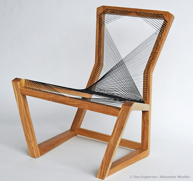 Woven Easy chair by Alexander Mueller 1o9 Woven Easy chair by Alexander Mueller