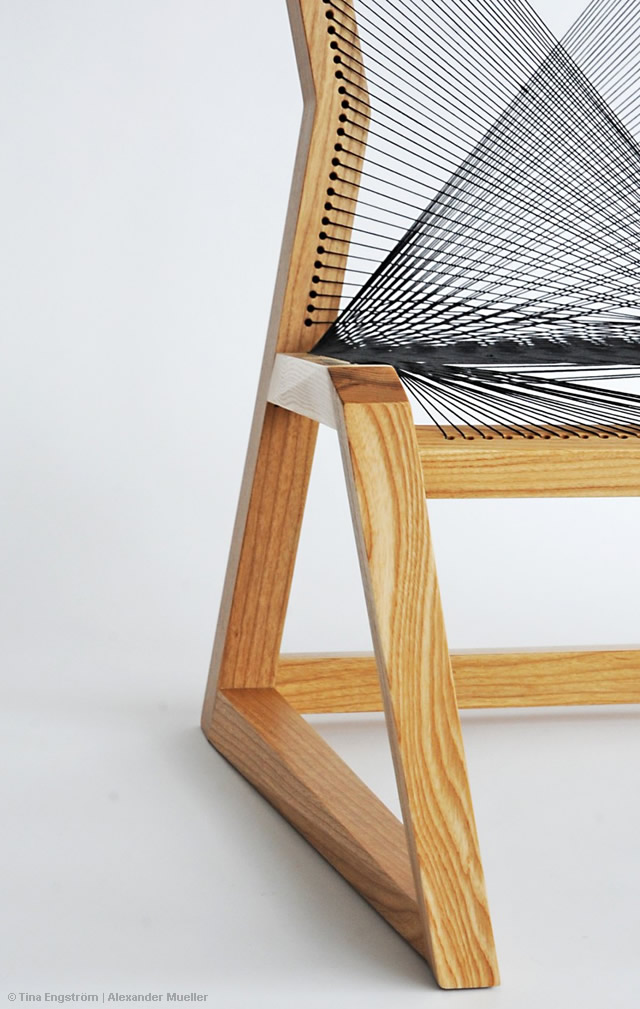 Woven Easy chair by Alexander Mueller 2o3 Woven Easy chair by Alexander Mueller
