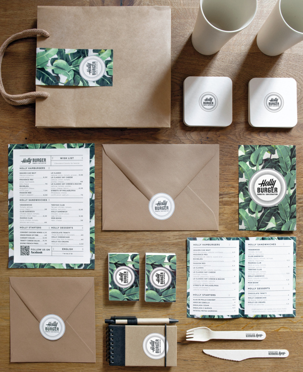 Branding And Print Elements For Holly Burger 305bc17a0c50dc6f586e331ad0aad2ac Branding And Print Elements For Holly Burger