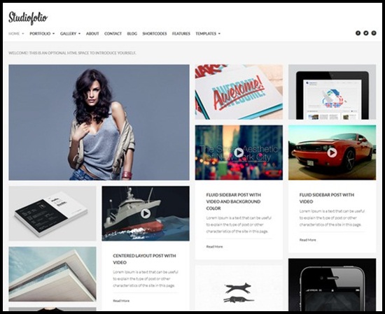 6 Studiofolio Gallery Theme Best WordPress Gallery Themes (2013 Collection)