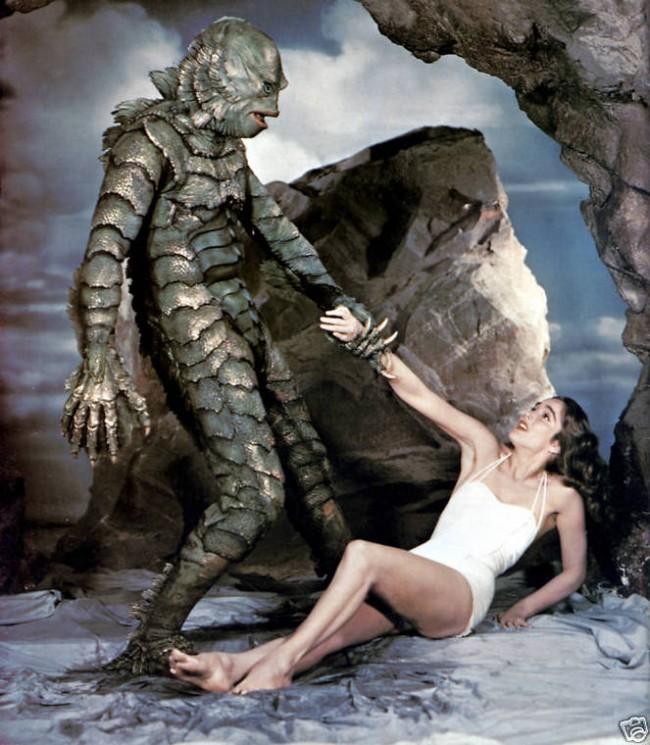 Behind the scenes of “Creature From the Black Lagoon” 1954 1 650x745 Behind the scenes of “Creature From the Black Lagoon”, 1954