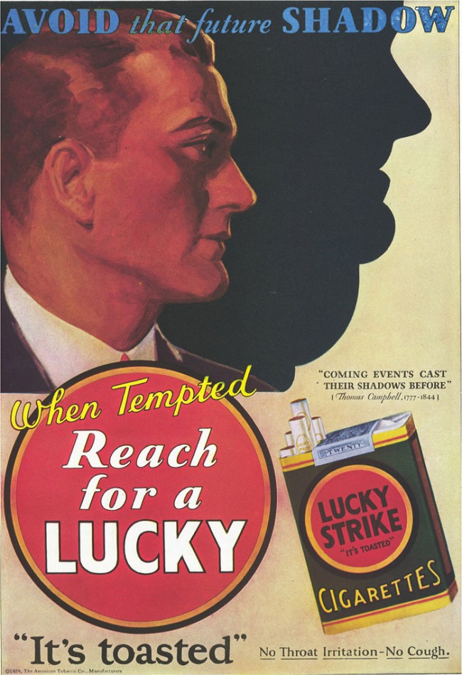 Bizarre Tobacco Advertising from 1920s 1930s Bizarre Tobacco Advertising 1 650x950 Bizarre Tobacco Advertising from 1920s 1930s