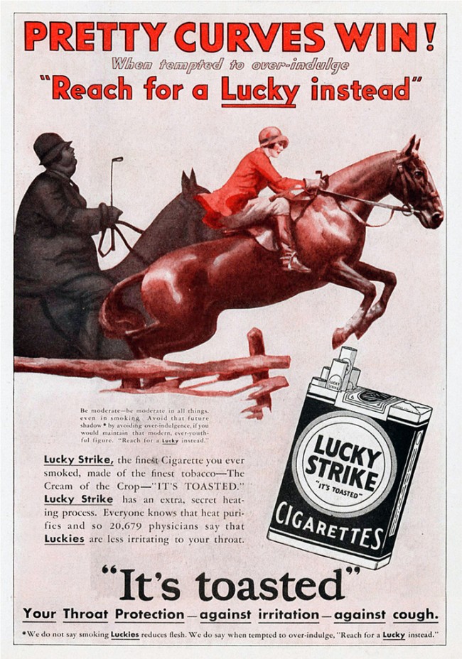 Bizarre Tobacco Advertising from 1920s 1930s Bizarre Tobacco Advertising 3 650x928 Bizarre Tobacco Advertising from 1920s 1930s