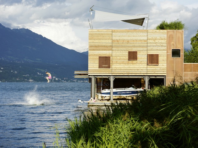  Boathouse in Austria by MHM Architects
