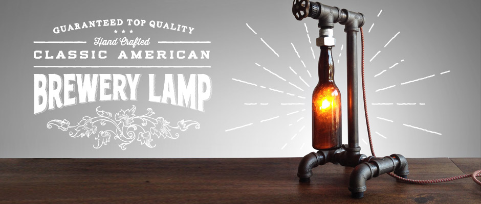 Make Light of Brewing History Brewery Lamp Banner Make Light of Brewing History