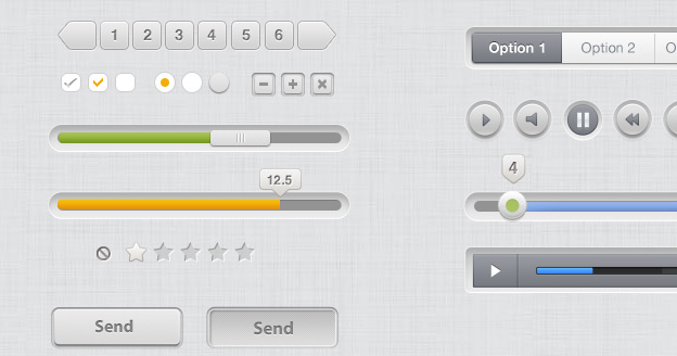 Free Web Elements psd download Clean UI Kit PSD Free Web Elements psd download