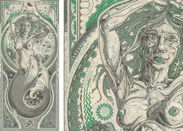 Collages Made of Dollar Bills by Mark Wagner 5 Amazing Collages Made of Dollar Bills by Mark Wagner