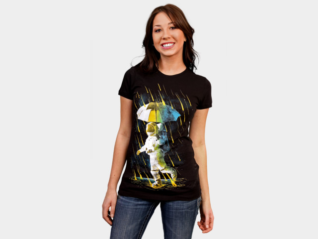 Meteor Shower In Space by alchemist Daily Tee Meteor Shower In Space by alchemist girl side Meteor Shower In Space by alchemist