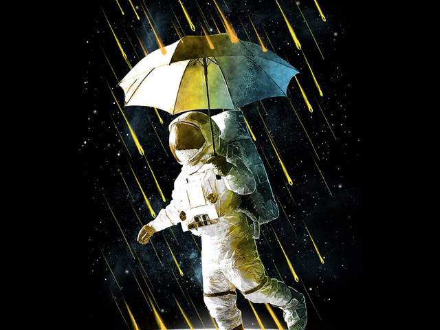 Meteor Shower In Space by alchemist Daily Tee Meteor Shower In Space by alchemist Meteor Shower In Space by alchemist