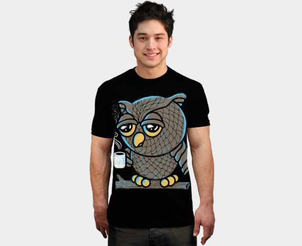 Owl I want is Coffee t shirt design by qetza Daily Tee Owl I want is Coffee t shirt design by qetza boy Owl I want is Coffee t shirt design by qetza