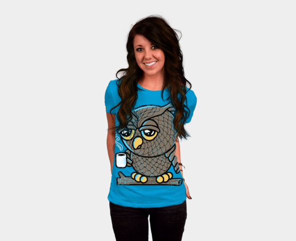Owl I want is Coffee t shirt design by qetza Daily Tee Owl I want is Coffee t shirt design by qetza girl Owl I want is Coffee t shirt design by qetza