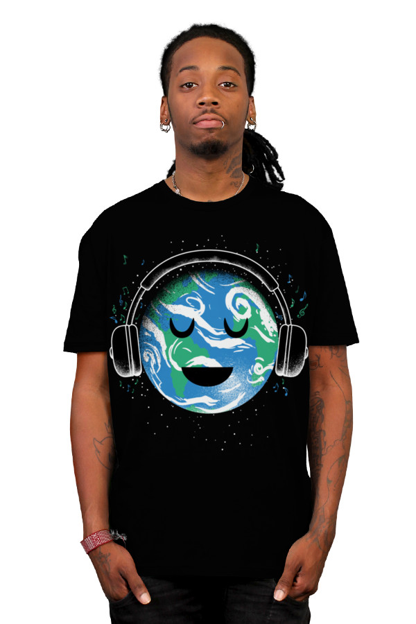 The whole earth loves music t shirt design by biotwist Daily Tee The whole earth loves music t shirt design by biotwist boy The whole earth loves music t shirt design by biotwist
