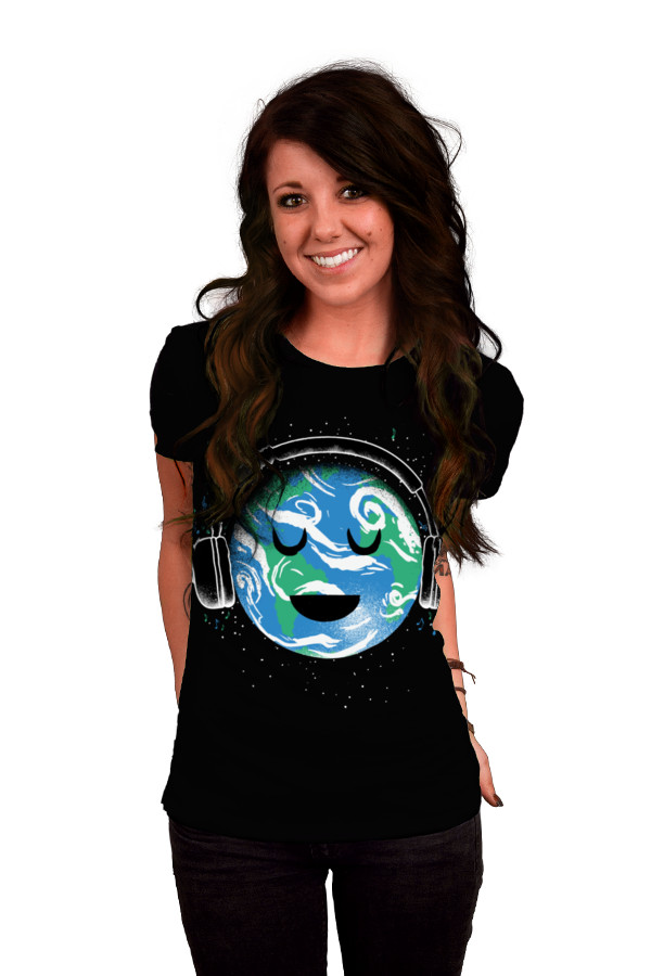The whole earth loves music t shirt design by biotwist Daily Tee The whole earth loves music t shirt design by biotwist girl The whole earth loves music t shirt design by biotwist