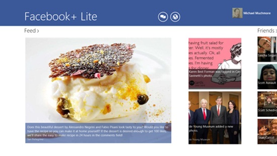 30 Window 8 Metro Apps Facebook+ Lite 30 Window 8 Metro Apps