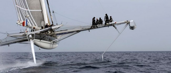 Hydroptere Sailboat Setting Speed Records 5 650x278 The Worlds Fastest Sailboat